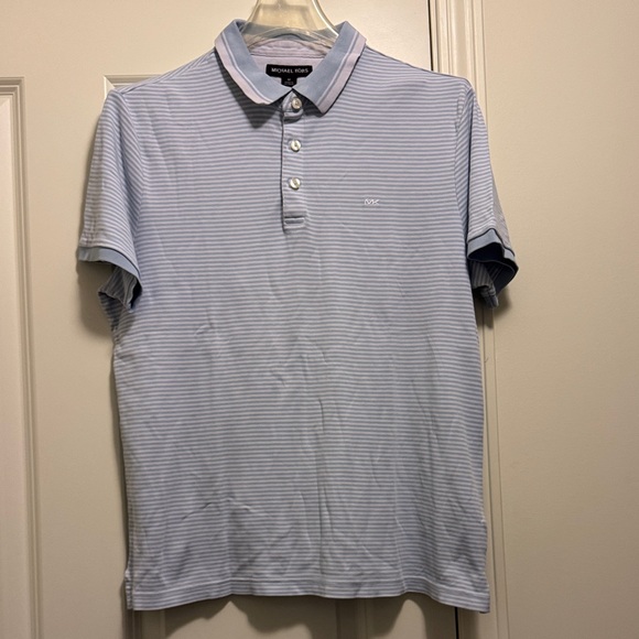 Michael Kors Light Blue Polo Shirt - Picture 1 of 8